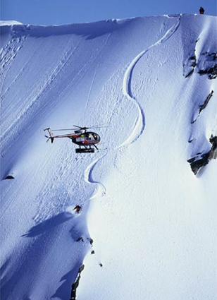 Helicopter Drop Snowboarding