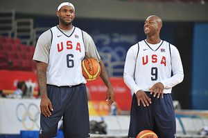 LeBron James and Dwyane Wade
