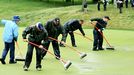 U.S. Open: Rainy Round 1 is different strokes for different folks
