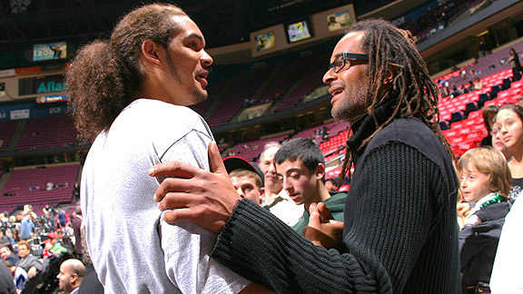 Yannick Noah and Joakim Noah