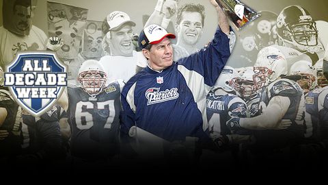 team patriots decade nfl 2000s espn coach sweep mvp honors bowls leading won four three during super years