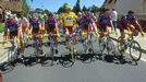 Lance Armstrong and US Postal team