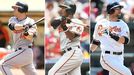 Nolan Reimold/Adam Jones/Nick Markakis