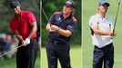 Tiger Woods, Phil Mickelson, Padraig Harrington