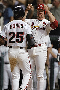 Mark McGwire and Barry Bonds