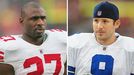 Brandon Jacobs and Tony Romo