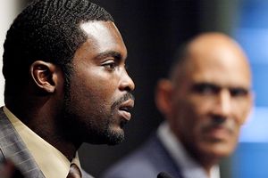 Michael Vick and Tony Dungy