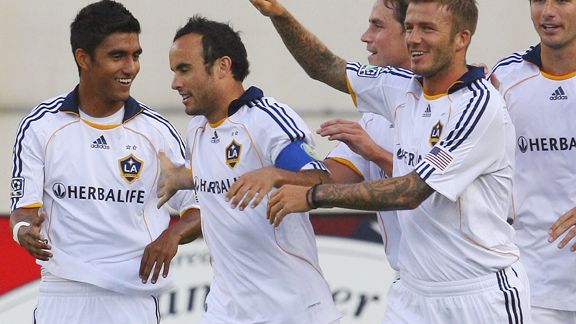 Donovan and his L.A. Galaxy