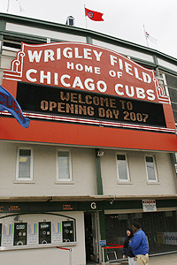 Wrigley Field Sign