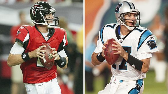 Matt Ryan and Jake Delhomme