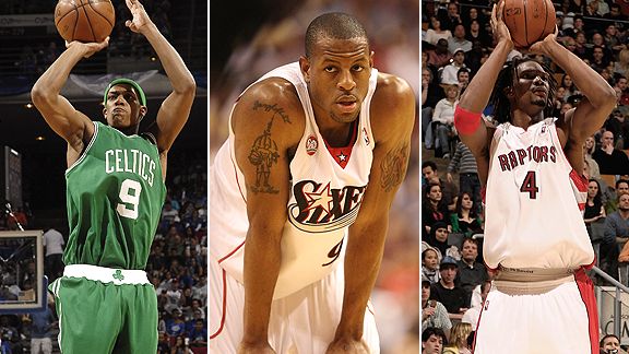 Rondo, Iguodala, and Bosh