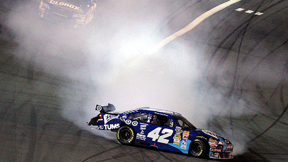 Juan Pablo Montoya and Marcos Ambrose