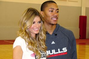 Derrick Rose with Model