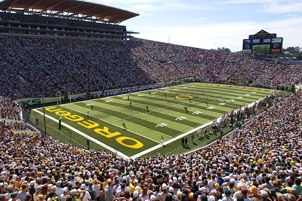 Autzen Stadium Night