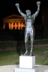 Rocky Statue