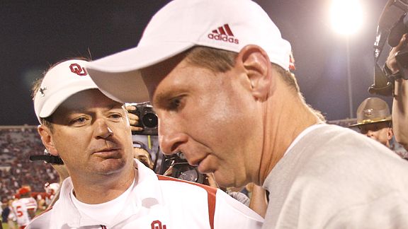 Bob Stoops and Bo Pelini