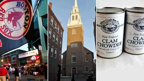 Fenway Park, Old North Church and New England clam chowder.