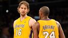 Pau Gasol and Kobe Bryant