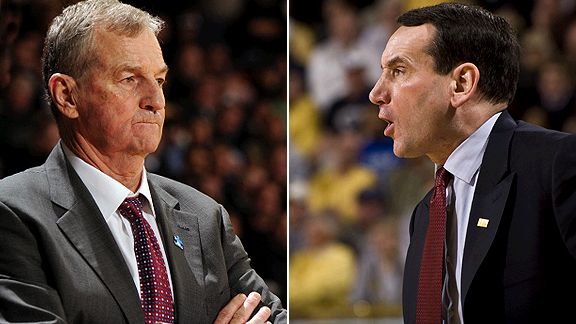 Calhoun and Krzyzewski