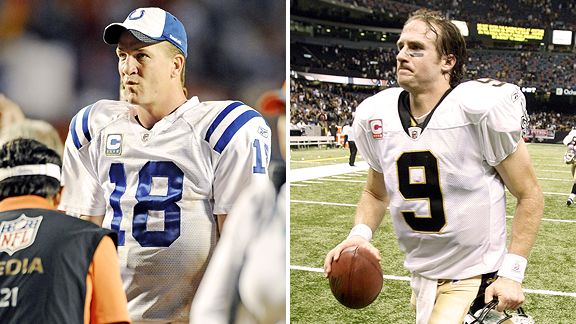 Peyton Manning & Drew Brees