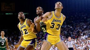 Magic Johnson and Kareem Abdul Jabbar