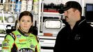 Danica Patrick and Tony Eury Jr
