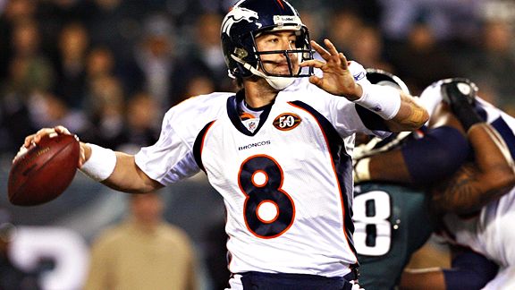 Denver Broncos offensive tackle Quinn Bailey (75) runs during a