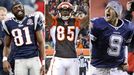 Randy Moss, Chad Ochocinco, Romo