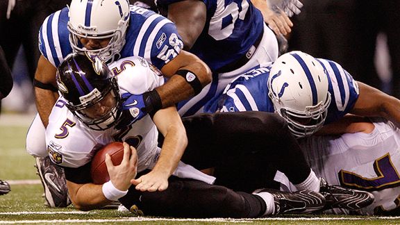 Joe Flacco, Gary Brackett