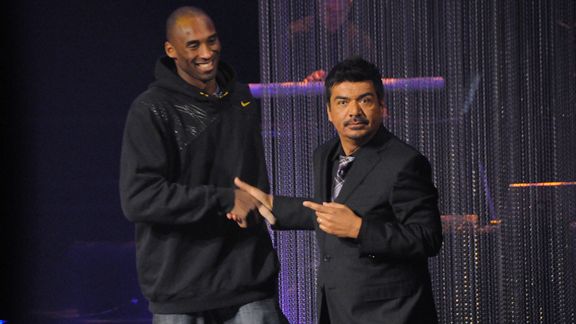 kobe bryant fighting. Kobe Bryant, George Lopez