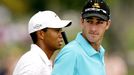 Tiger Woods and Geoff Ogilvy