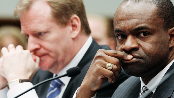 Roger Goodell and DeMaurice Smith