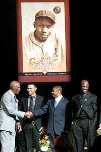 Mike Cameron at Negro Leagues Museum