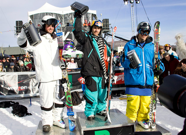 Winter Dew Tour Superpipe Podium