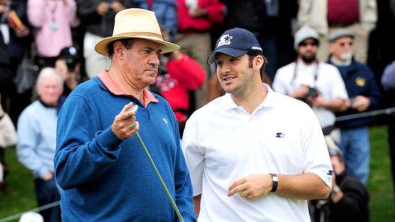 tony romo playing. Tony Romo and Chris Berman