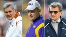 Mack Brown, Les Miles and Joe Paterno