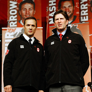 Steve Yzerman and Mike Babcock