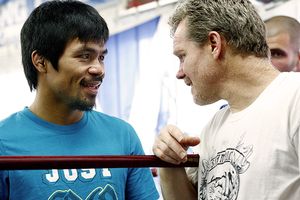 Manny Pacquiao and Freddie Roach