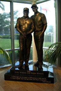 Earl and Tiger Woods Statue