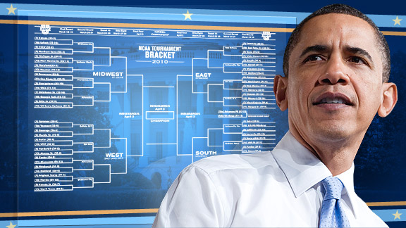 President Obama's NCAA Tournament bracket