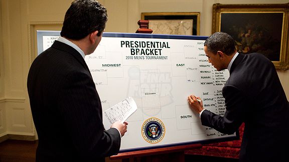 barack obama bracket 2010. Barack Obama#39;s NCAA Tournament