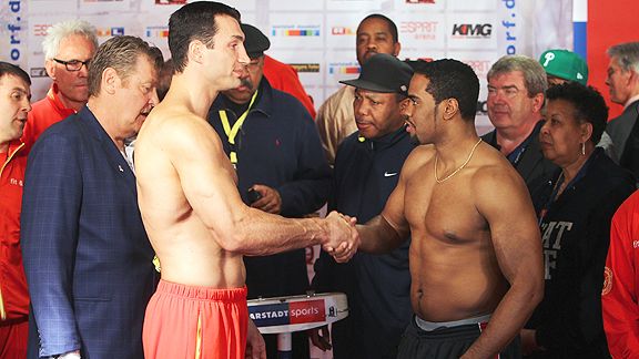 Eddie Chambers and Wladimir Klitschko