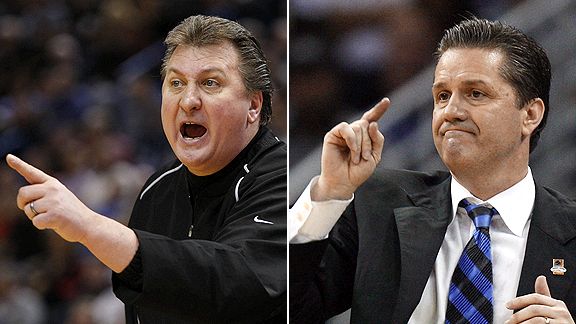 Bob Huggins and John Calipari