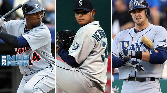 Austin Jackson/Felix Hernandez/Evan Longoria