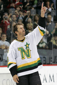 Mike Modano Minnesota North Stars Pro Game Weight Jersey Size 56