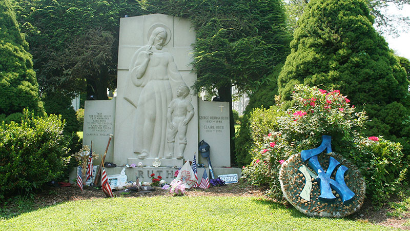 Hawthorne, NY - Babe Ruth's Grave