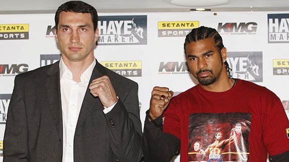 wladimir klitschko. Wladimir Klitschko, David Haye