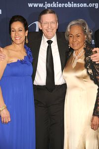 Bud Selig and Rachel Robinson
