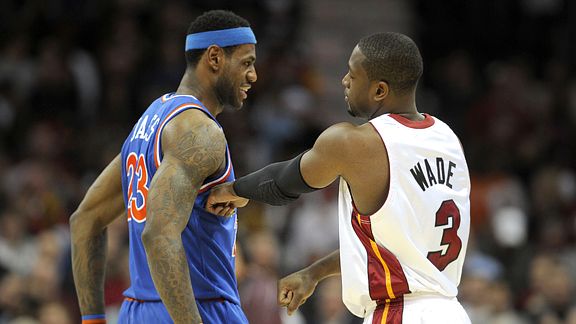 LeBron James and Dwyane Wade