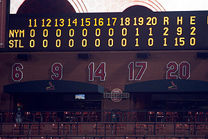 The New York Mets and St Louis Cardinals played a 20 inning game last